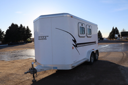 Used 2001 Exiss Trailers 2 Horse BP Trailer