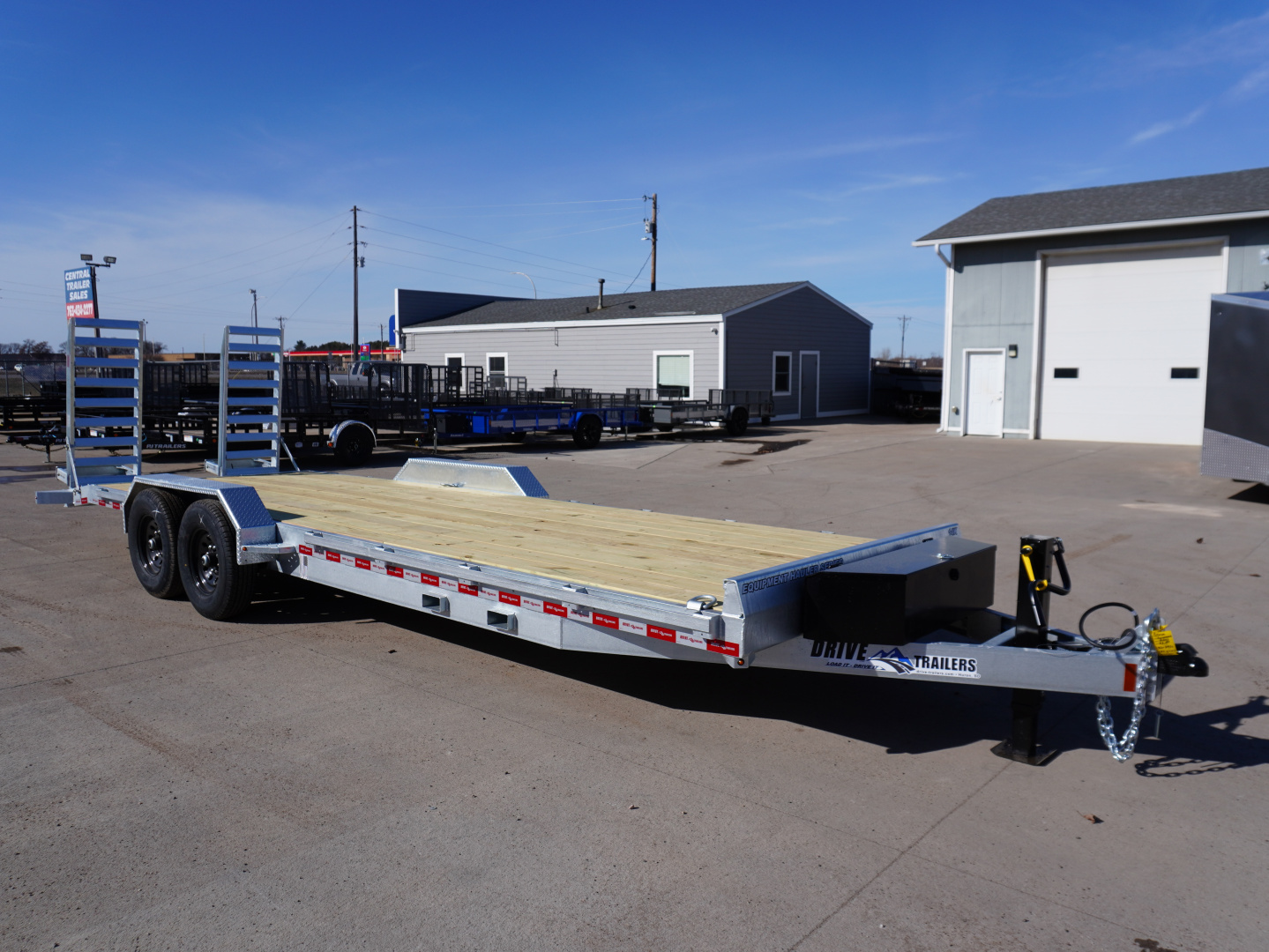 New 2026 Drive Trailers 82"X24' Galvanized Equipment Trailer