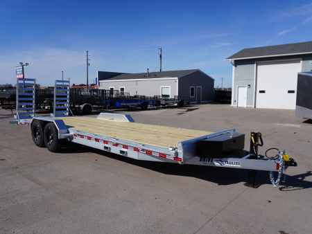 New 2026 Drive Trailers 82"X24' Galvanized Equipment Trailer