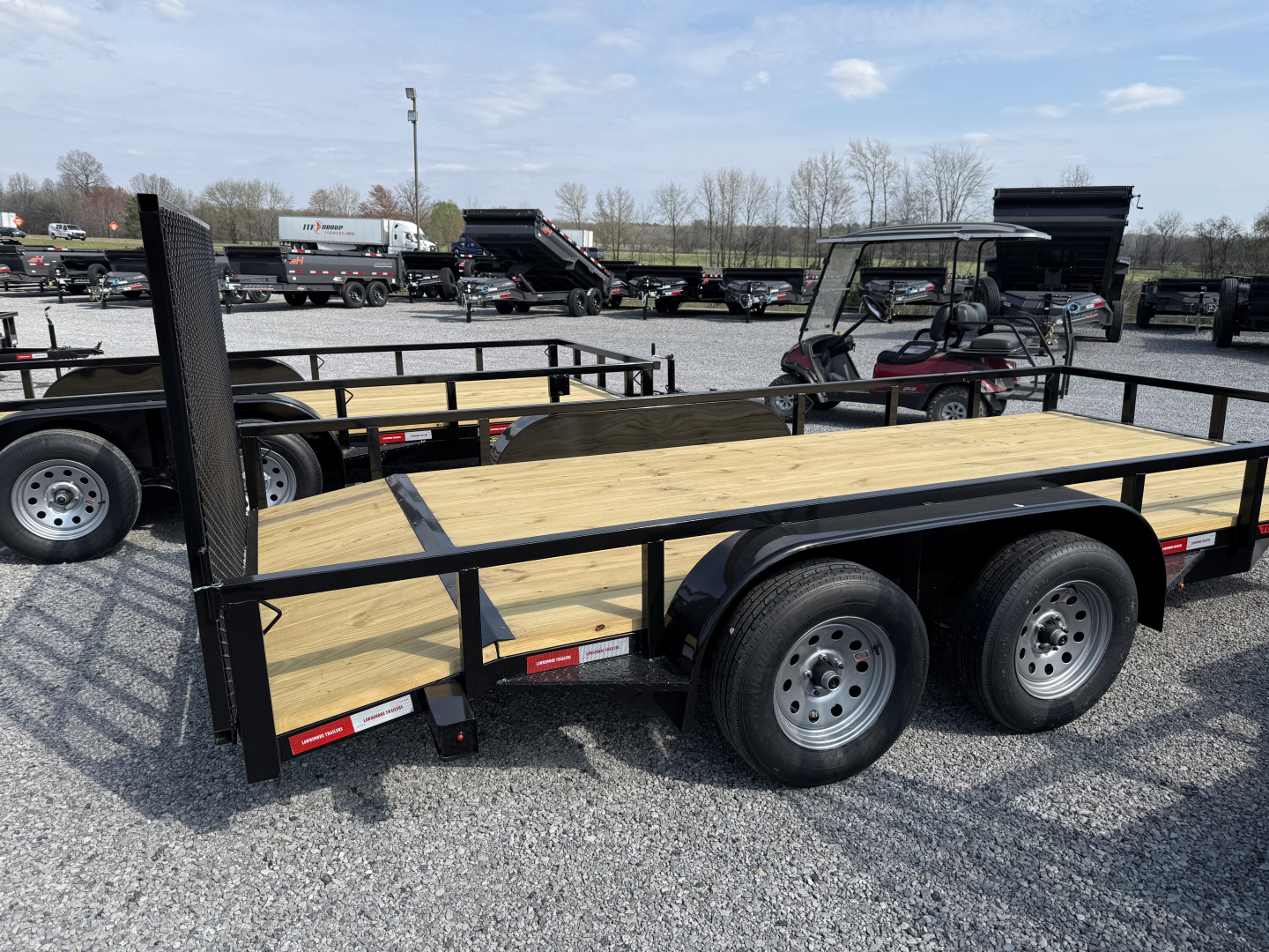New 2026 Lawrimore 83 x 16 (14'+2' DOVE) Utility Trailer