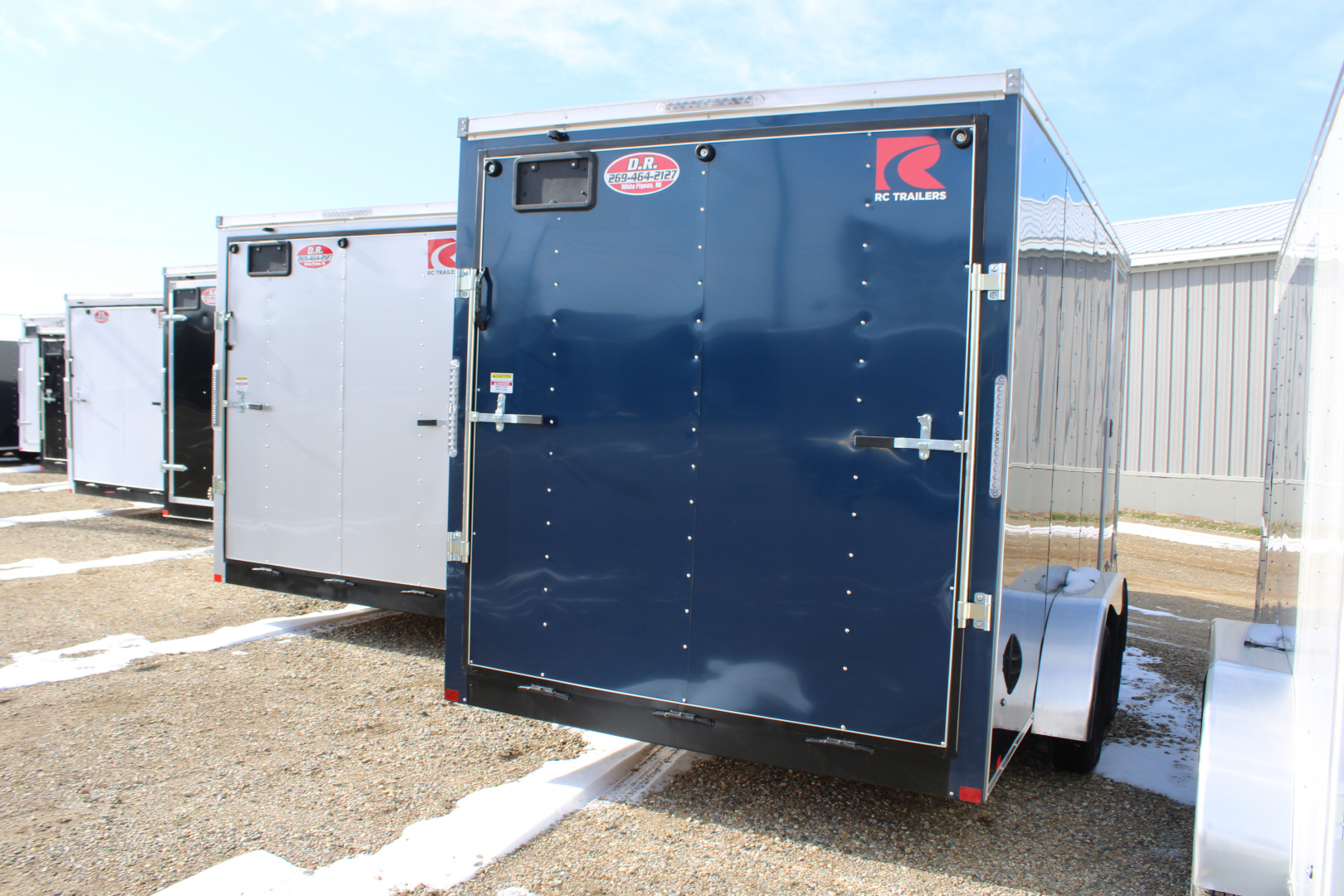 New 2026 RC Trailers 7X16 RD WITH 7' INTERIOR HEIGHT STOCK ID 6152 Cargo / Enclosed Trailer