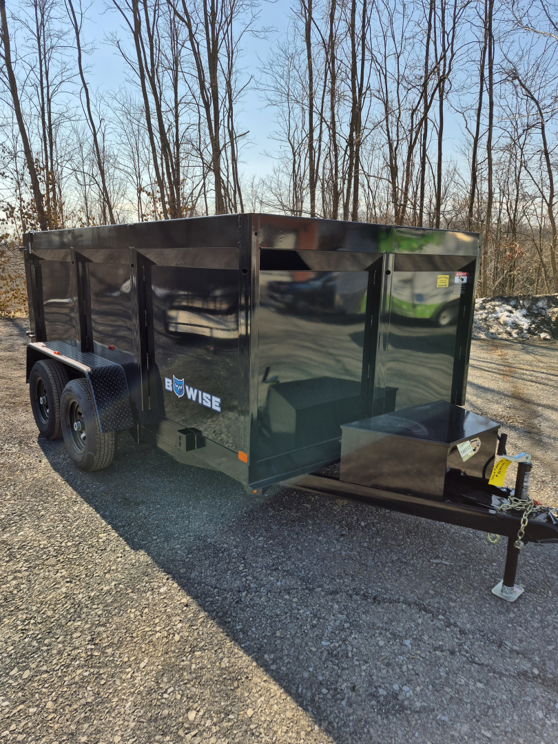 New 2026 BWISE DT10 72x12 10K Tandem Axle Dump Trailer