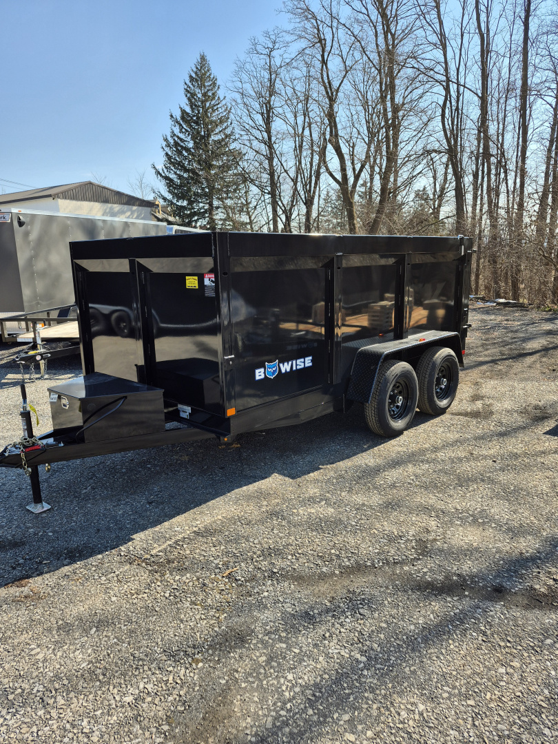 New 2026 BWISE DT10 72x12 10K Tandem Axle Dump Trailer