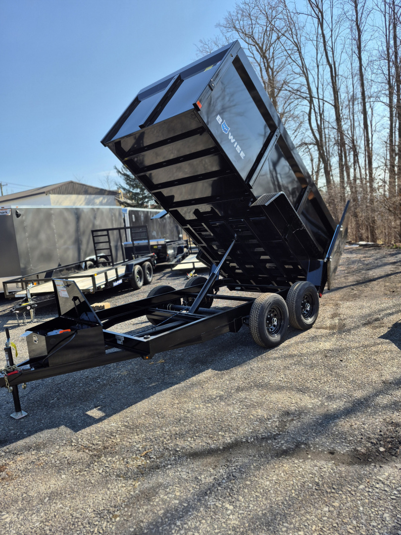 New 2026 BWISE DT10 72x12 10K Tandem Axle Dump Trailer