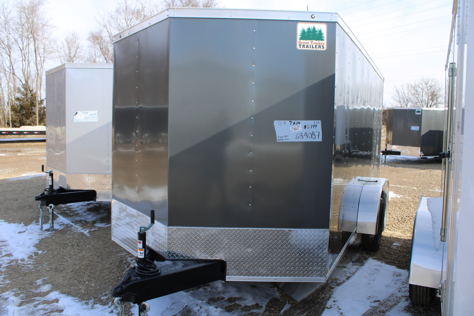 New 2026 RC Trailers 7X14 RD RGT STOCK ID 6193 Cargo / Enclosed Trailer