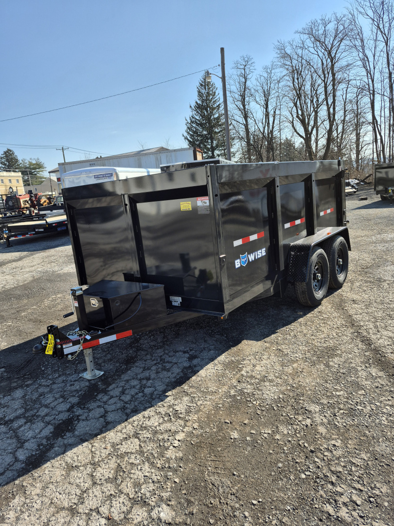New BWISE DT12 81.5x12 12K Tandem Axle 44" Sides