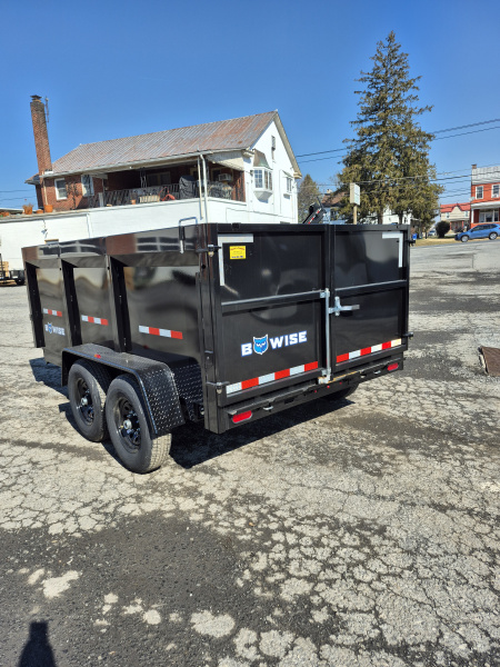 New BWISE DT12 81.5x12 12K Tandem Axle 44" Sides