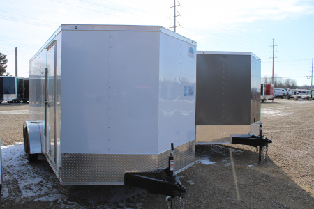New 2026 RC Trailers 7X16 RD RGT STOCK ID 6200 Cargo / Enclosed Trailer