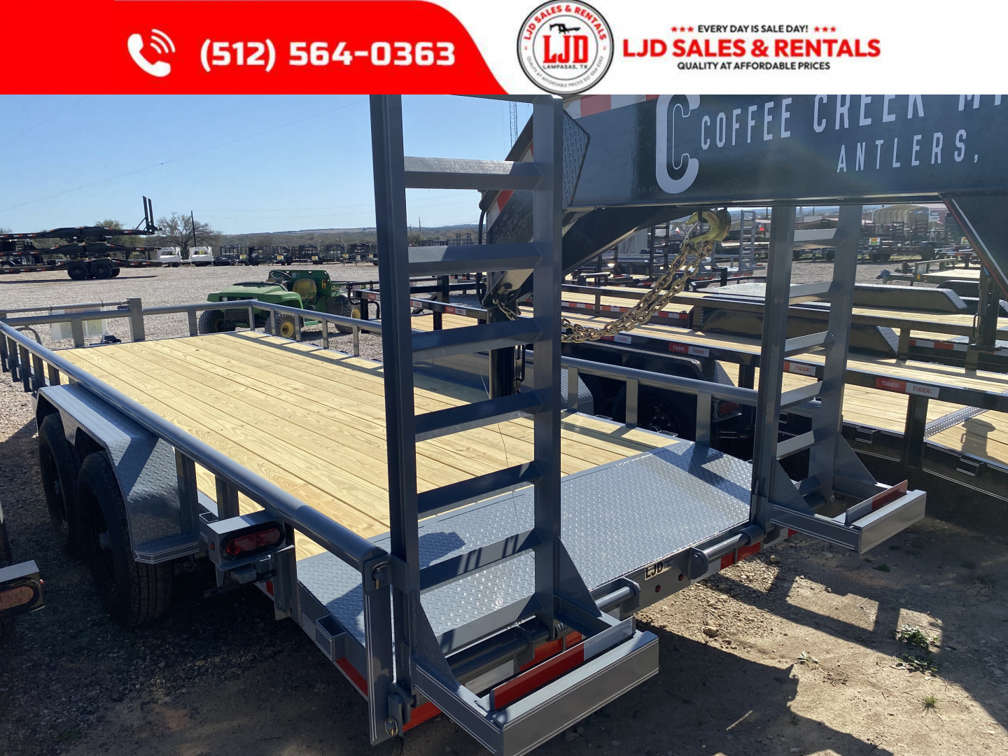 New 2026 A&V- 83" X 20' - Pipe Top - Equipment Trailer