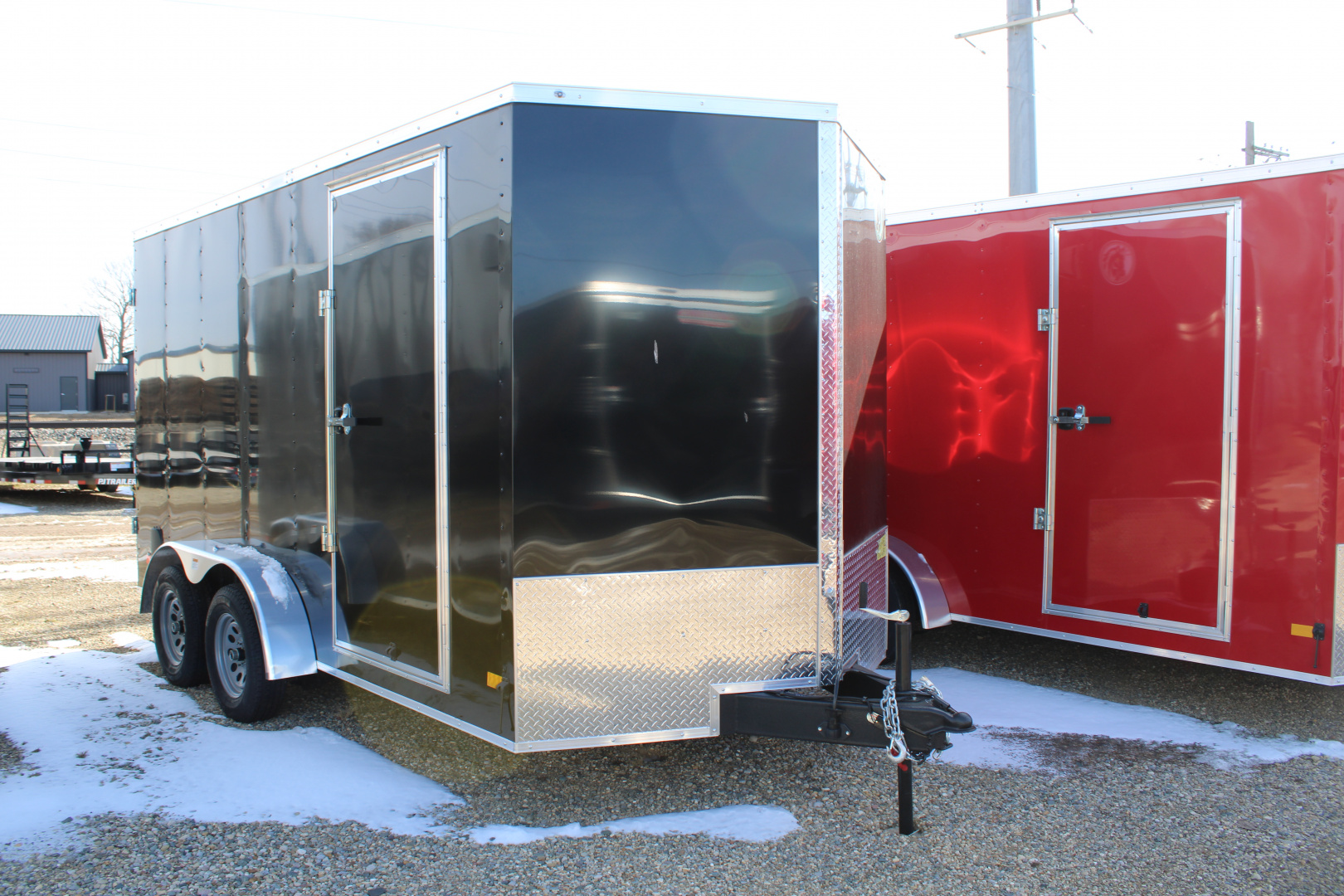 New 2026 Darkhorse Cargo 7X14 DD WITH 7' INTERIOR HEIGHT STOCK ID 6158 Cargo / Enclosed Trailer