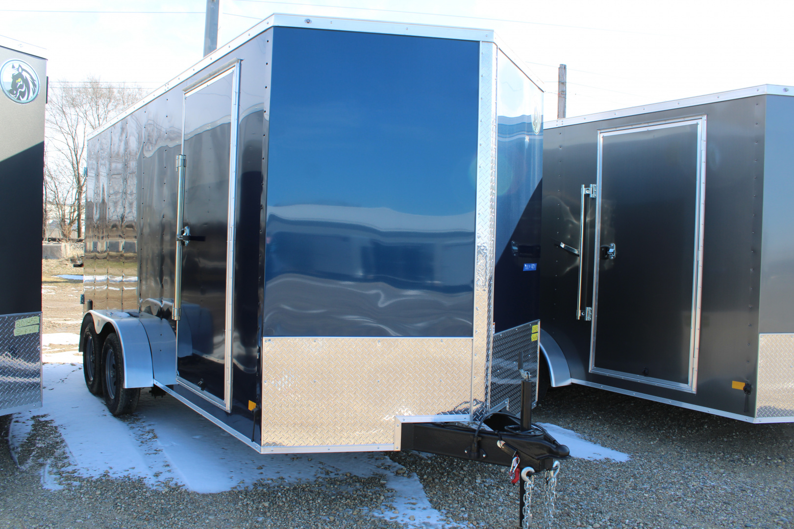 New 2026 Darkhorse Cargo 7X16 DD WITH 7' INTERIOR HEIGHT STOCK ID 6191 Cargo / Enclosed Trailer
