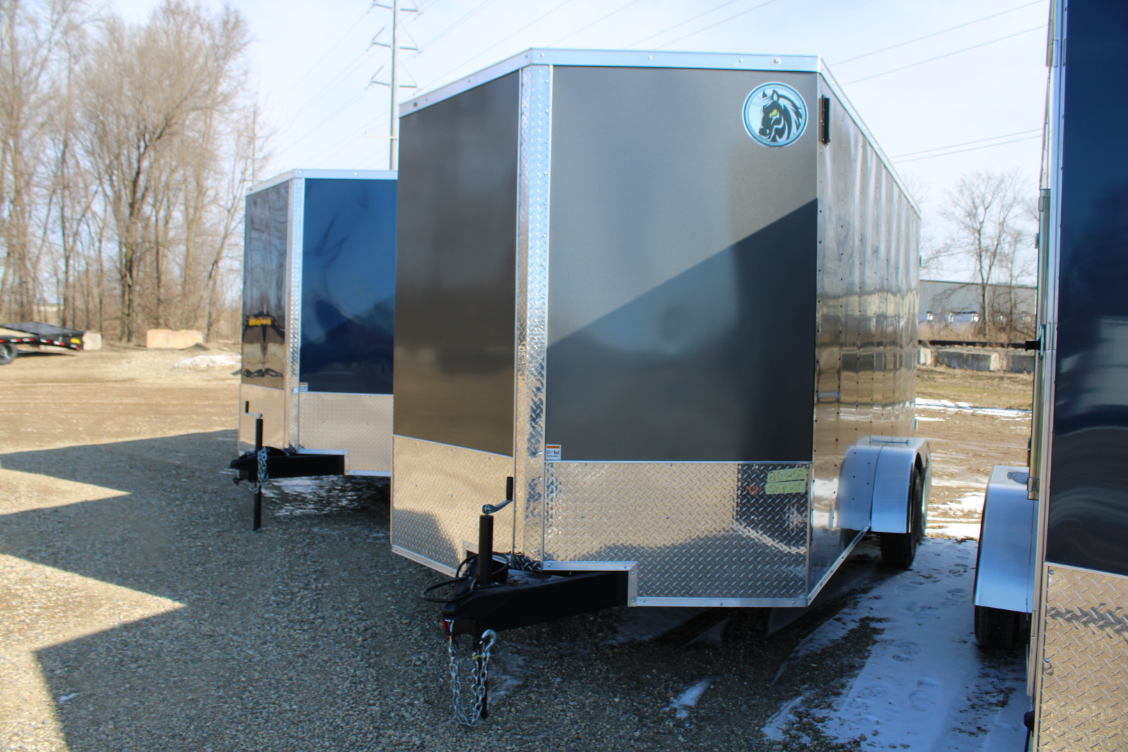 New 2026 Darkhorse Cargo 7X14 DD WITH 7' INTERIOR HEIGHT GVWR STOCK ID 6167 Cargo / Enclosed Trailer