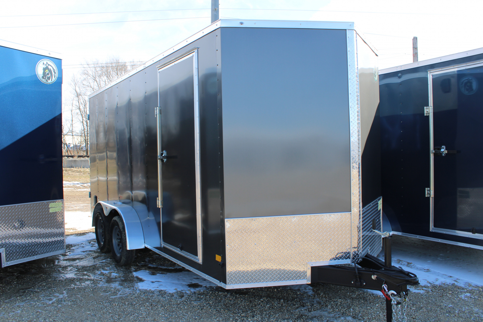 New 2026 Darkhorse Cargo 7X14 DD WITH 7' INTERIOR HEIGHT GVWR STOCK ID 6167 Cargo / Enclosed Trailer