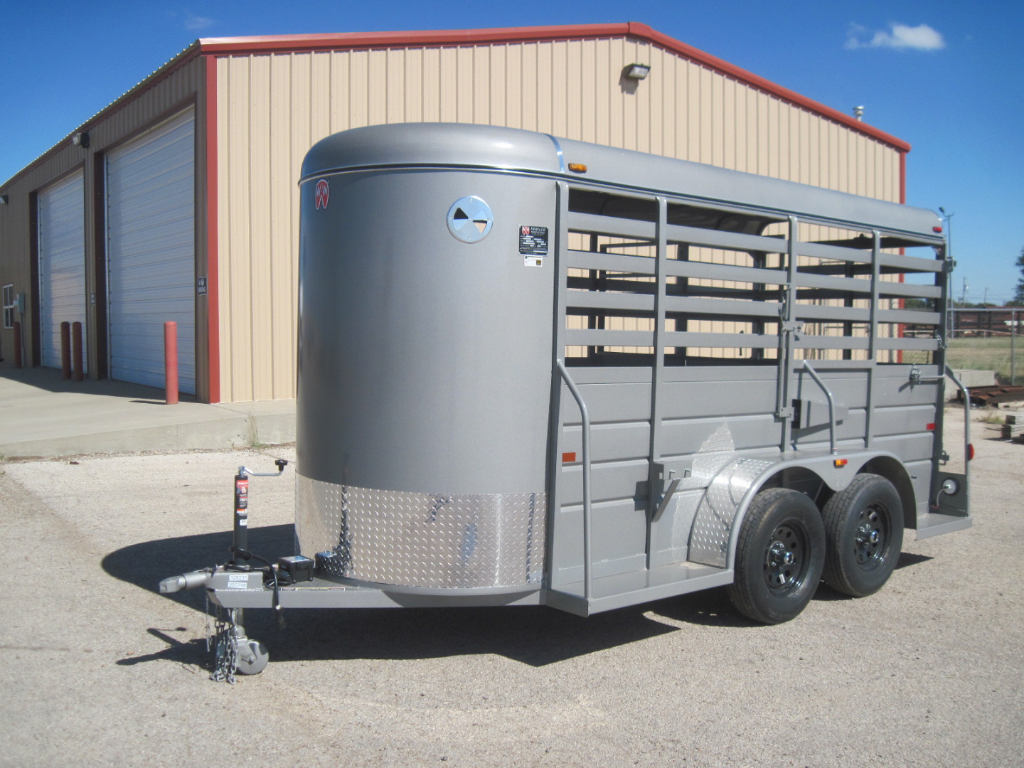 New 2026 WW 5x14x6.5 All Around BP Stock Trailer - 7k