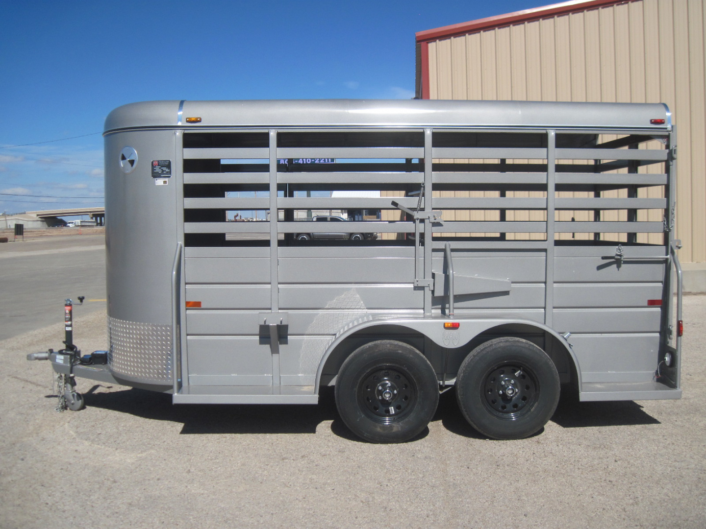 New 2026 WW 5x14x6.5 All Around BP Stock Trailer - 7k