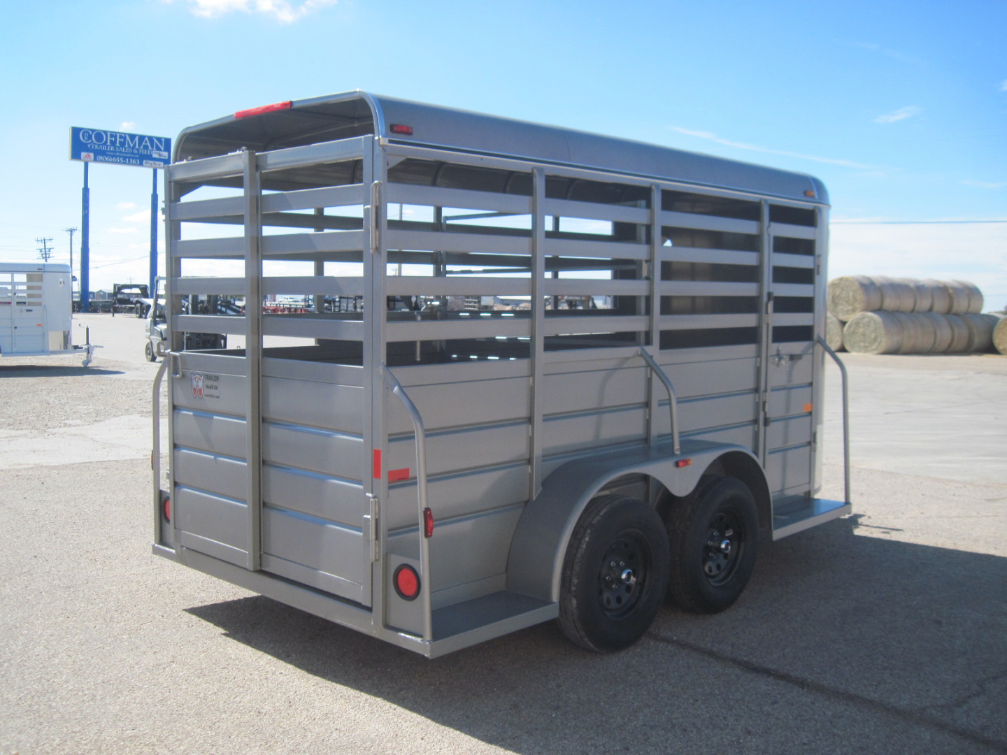 New 2026 WW 5x14x6.5 All Around BP Stock Trailer - 7k