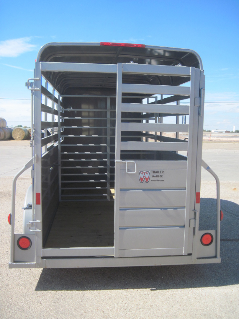 New 2026 WW 5x14x6.5 All Around BP Stock Trailer - 7k