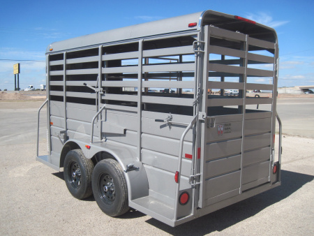 New 2026 WW 5x14x6.5 All Around BP Stock Trailer - 7k