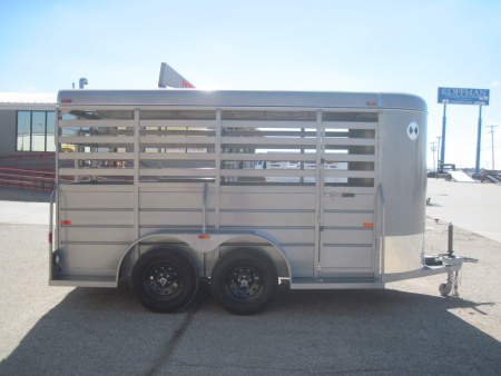 New 2026 WW 5x14x6.5 All Around BP Stock Trailer - 7k