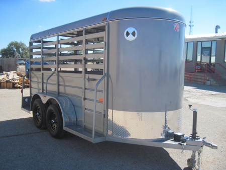 New 2026 WW 5x14x6.5 All Around BP Stock Trailer - 7k