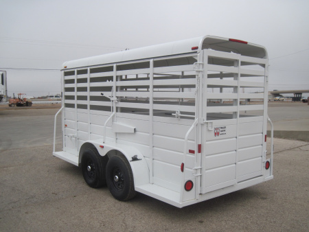 New 2026 WW 5x16x6.5 All Around BP Stock Trailer - 10k