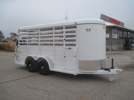 New 2026 WW 5x16x6.5 All Around BP Stock Trailer - 10k