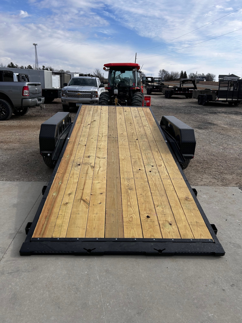 New 2026 H&H Trailers 82"X20' 14K GVWR GRAVITY TILT SPLIT DECK Equipment Trailer