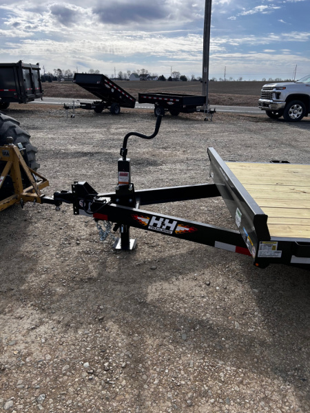 New 2026 H&H Trailers 82"X20' 14K GVWR GRAVITY TILT SPLIT DECK Equipment Trailer