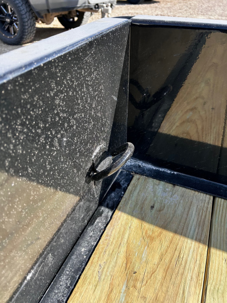 New 2026 H&H Trailers 82"X14' SOLID SIDE 7K GVWR 4' LADDER GATE Utility Trailer