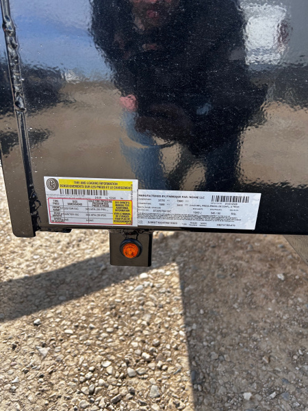 New 2026 H&H Trailers 82"X14' SOLID SIDE 7K GVWR 4' LADDER GATE Utility Trailer