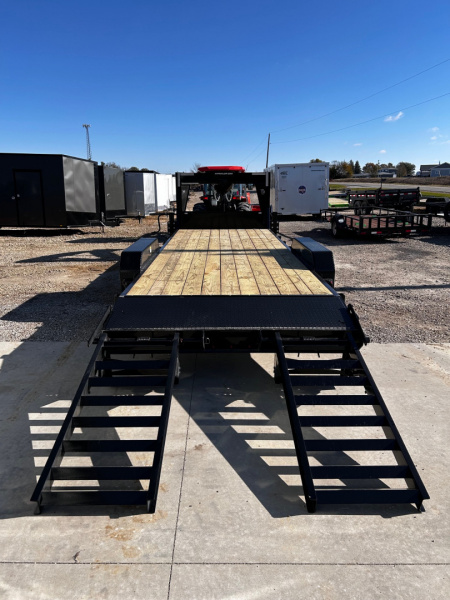New 2026 H&H Trailers 82"X22' GN 14K GVWR STAND-UP RAMPS Equipment Trailer