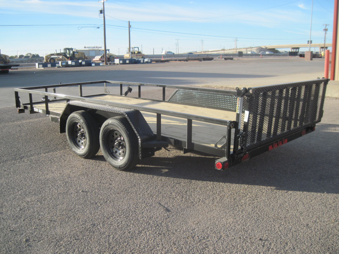 New 2026 Load Trail 83x16 Tandem Utility w/ 4' Bifold Gate 7k