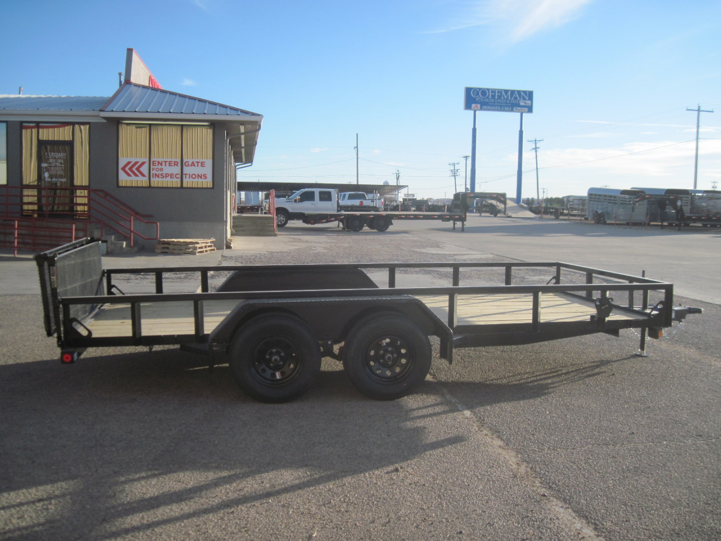 New 2026 Load Trail 83x16 Tandem Utility w/ 4' Bifold Gate 7k