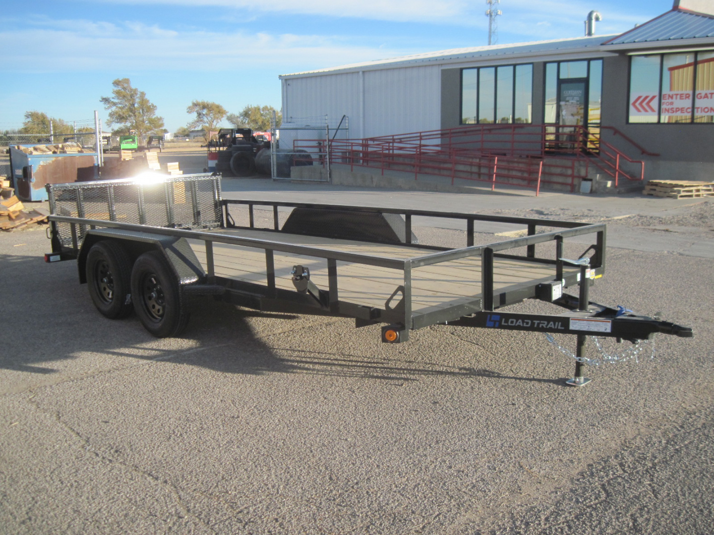 New 2026 Load Trail 83x16 Tandem Utility w/ 4' Bifold Gate 7k