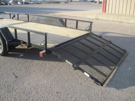 New 2026 Load Trail 83x16 Tandem Utility w/ 4' Bifold Gate 7k