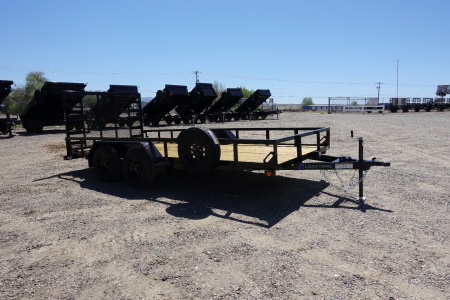 New 2026 Load Trail Double axle 83"x16' Utility Trailer