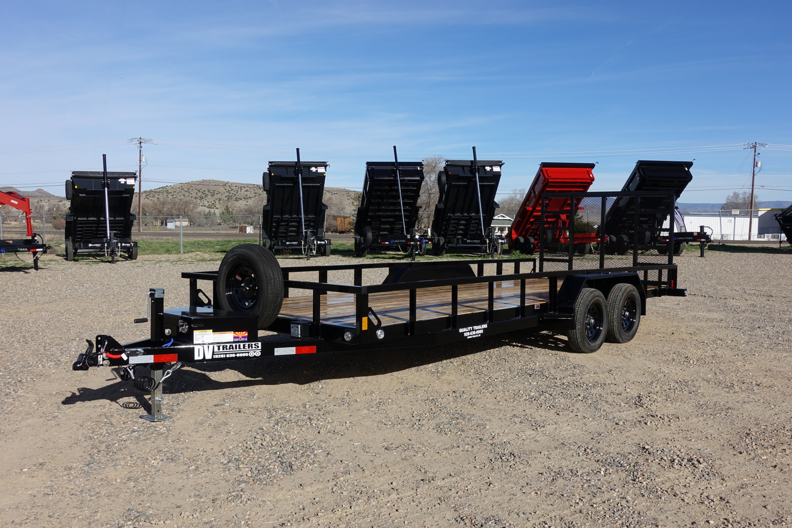 New 2026 DV Trailers 7k GVWR 83"x20' Utility Trailer