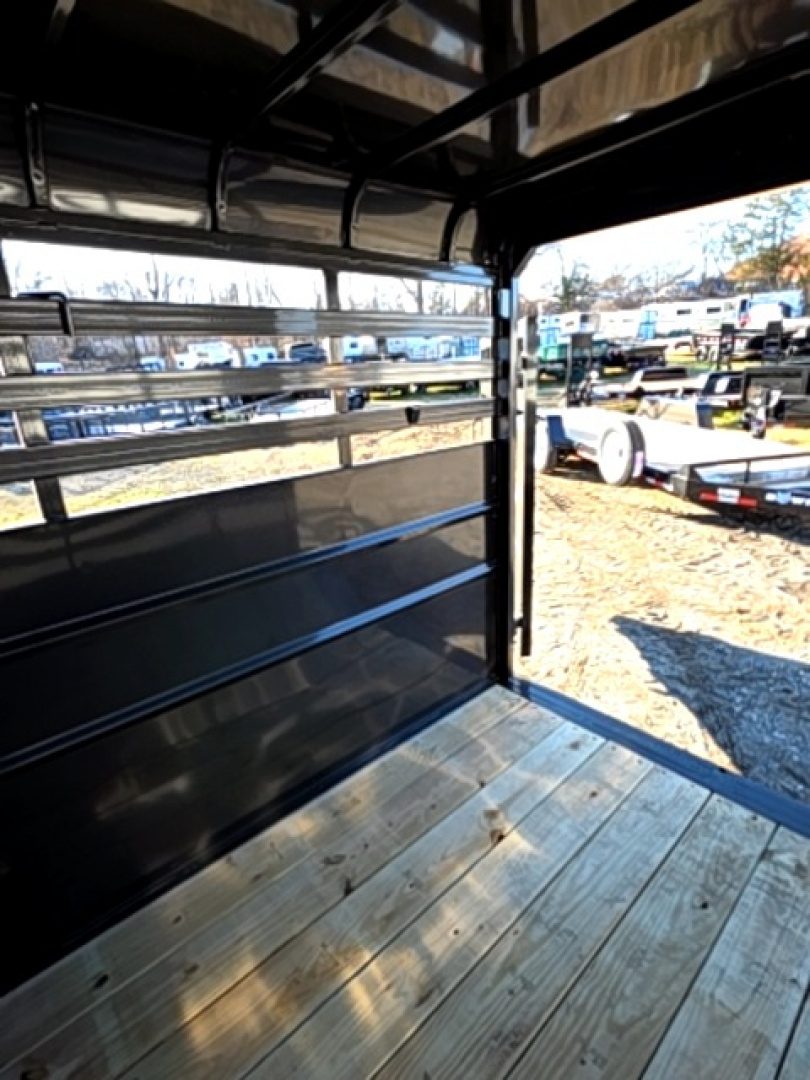 New 2026 Delco Trailers Bumper pull HD livestock trailer Stock / Stock Combo Trailer