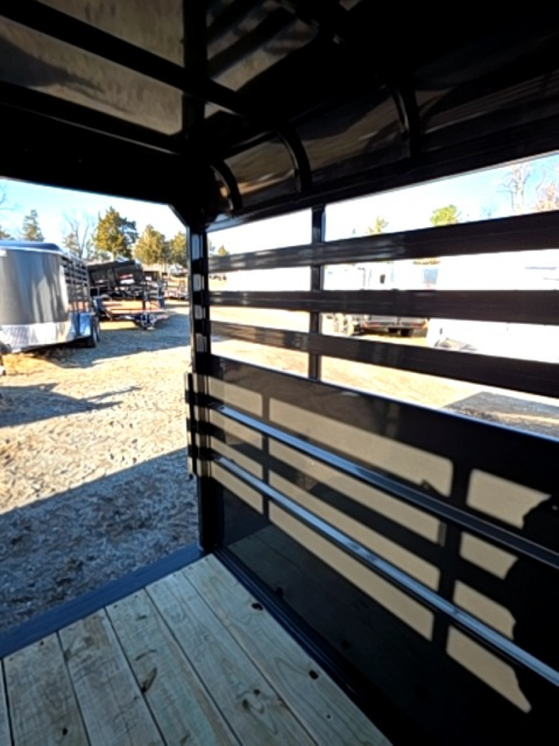 New 2026 Delco Trailers Bumper pull HD livestock trailer Stock / Stock Combo Trailer