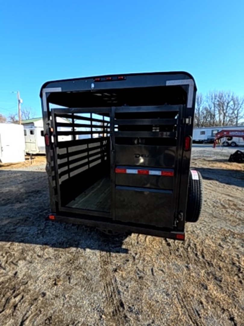 New 2026 Delco Trailers Bumper pull HD livestock trailer Stock / Stock Combo Trailer