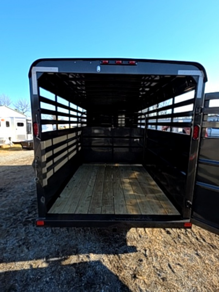 New 2026 Delco Trailers Bumper pull HD livestock trailer Stock / Stock Combo Trailer