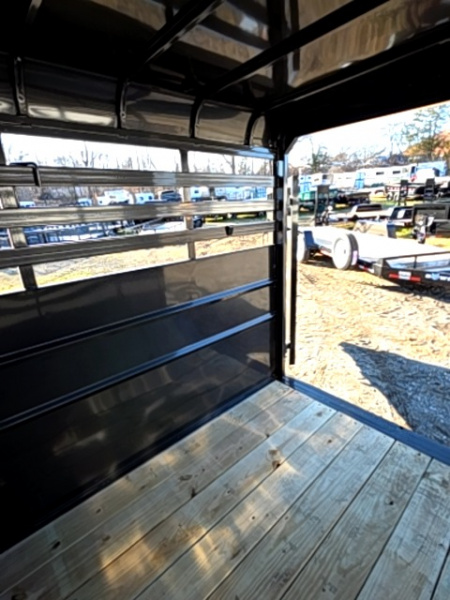 New 2026 Delco Trailers Bumper pull HD livestock trailer Stock / Stock Combo Trailer