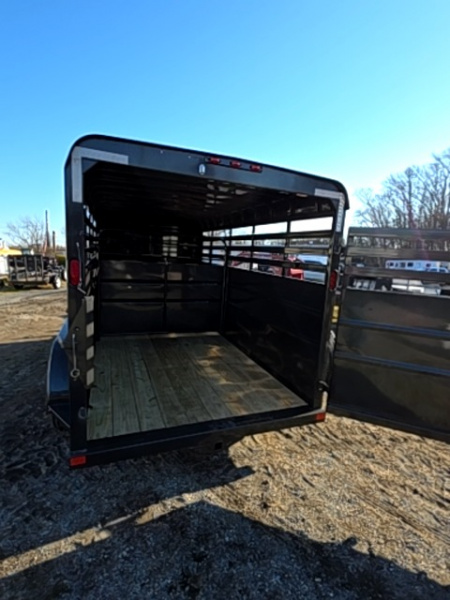 New 2026 Delco Trailers Bumper pull HD livestock trailer Stock / Stock Combo Trailer