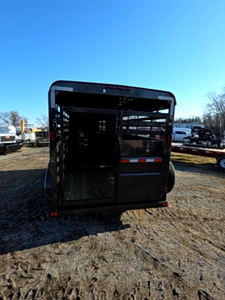 New 2026 Delco Trailers Bumper pull HD livestock trailer Stock / Stock Combo Trailer