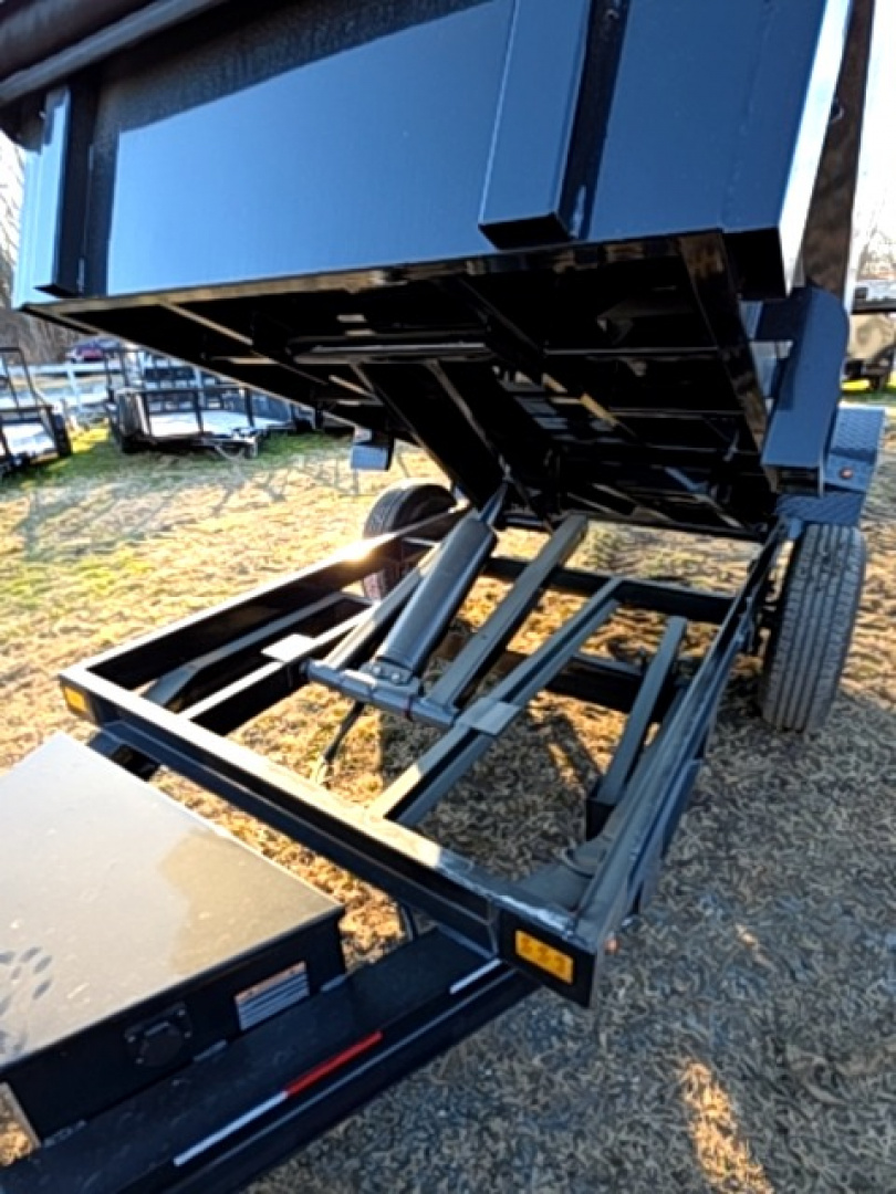 New 2026 Delco Trailers Hd single axle dumping trailer Dump Trailer