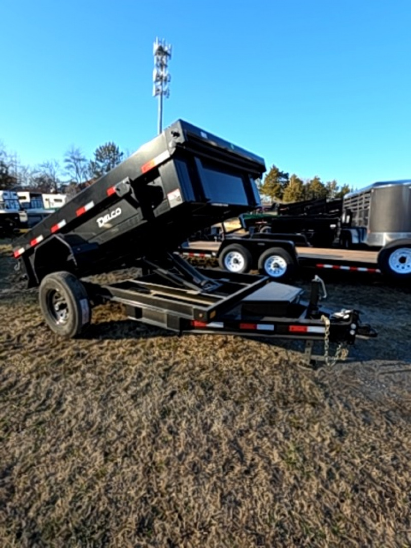New 2026 Delco Trailers Hd single axle dumping trailer Dump Trailer