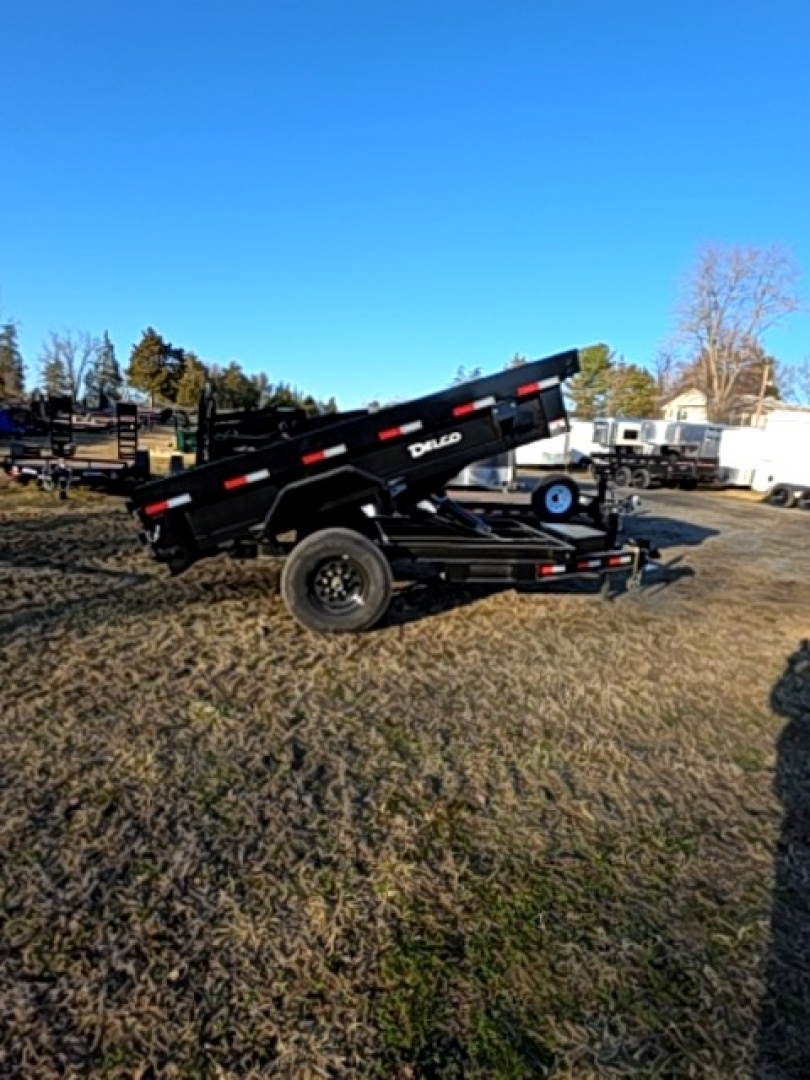 New 2026 Delco Trailers Hd single axle dumping trailer Dump Trailer