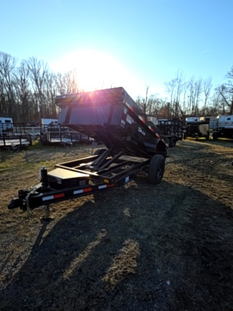 New 2026 Delco Trailers Hd single axle dumping trailer Dump Trailer