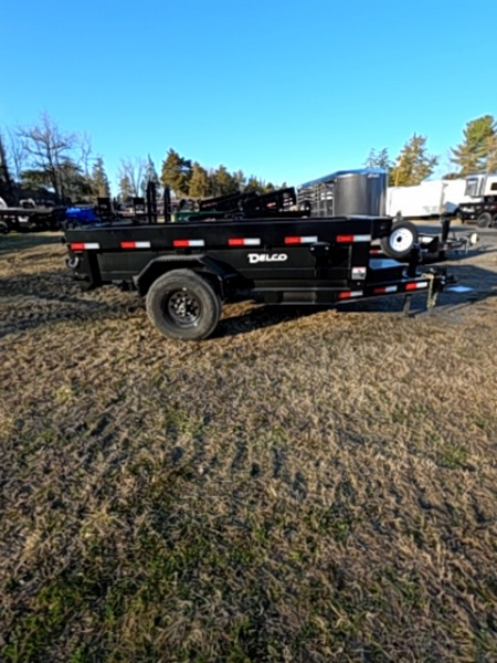 New 2026 Delco Trailers Hd single axle dumping trailer Dump Trailer
