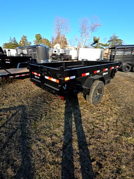 New 2026 Delco Trailers Hd single axle dumping trailer Dump Trailer